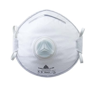 Mascarillas de Uso Unico con Valvula M1100V Delta Plus